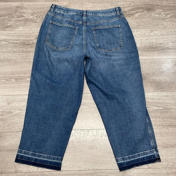 NWOT Talbots High Waist Strait Ankle Jean Ventura Wash 12 - Picture 14 of 15